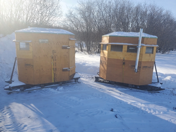 Predator hunting blinds