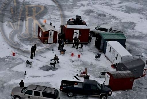 Manitoba Ice Fishing - Manitoba Walleye Ice Fishing Rentals Lake Dauphin